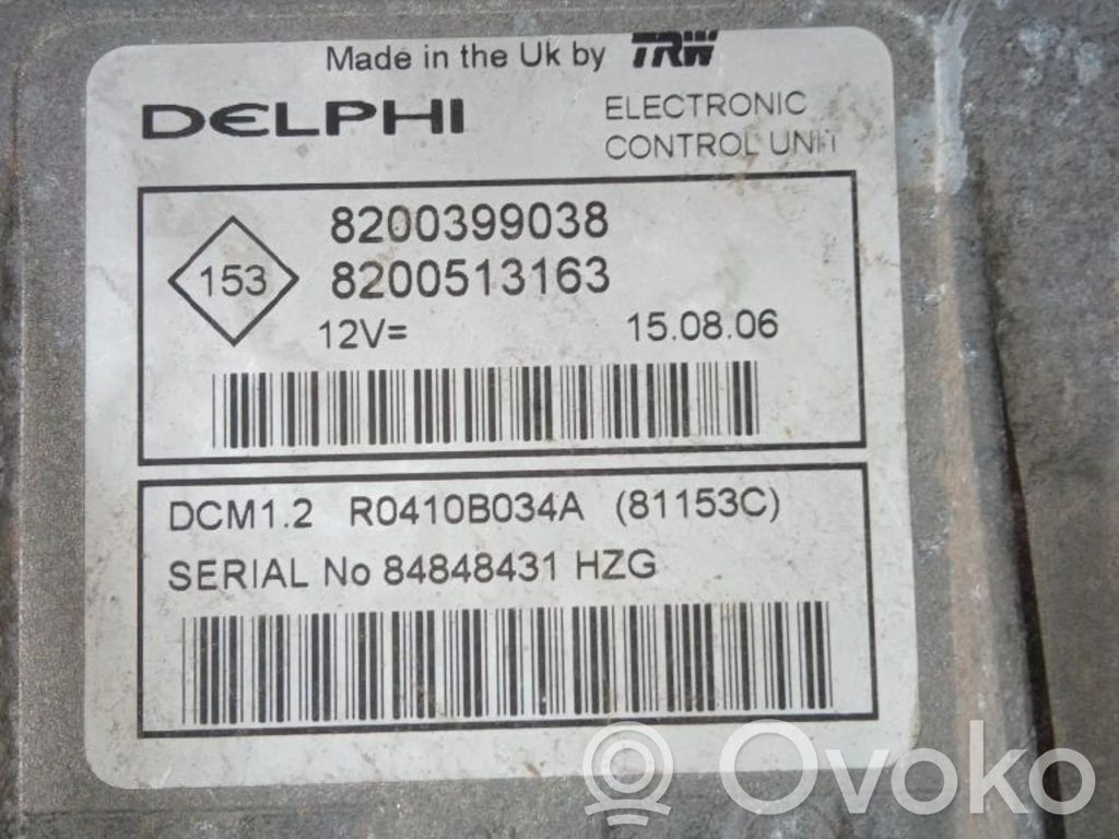 Engine control unit/module ECU   8200399083