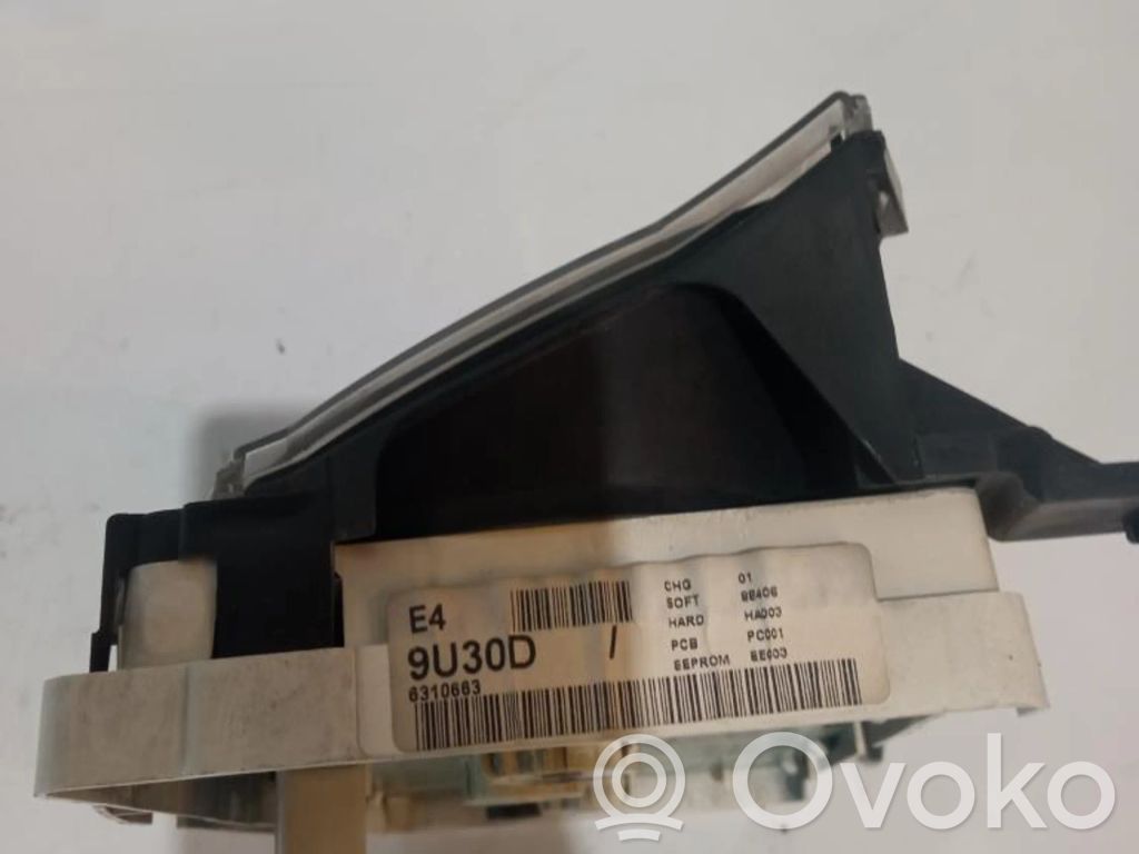 Speedometer (instrument cluster)   9U30D