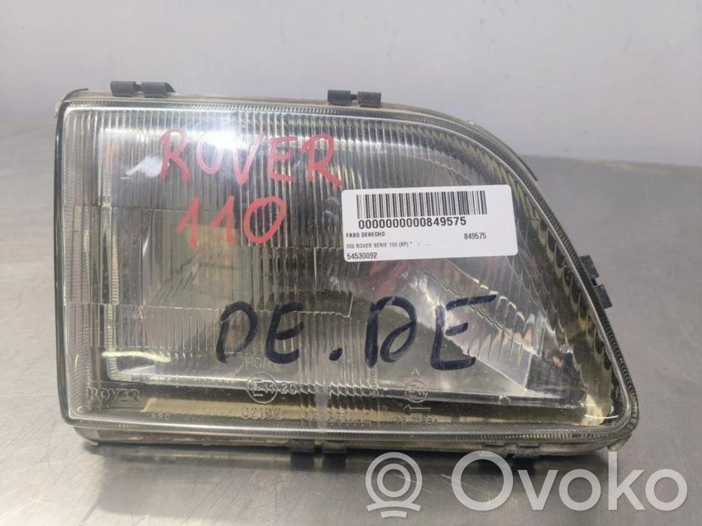 Rover 100 Headlight/headlamp 