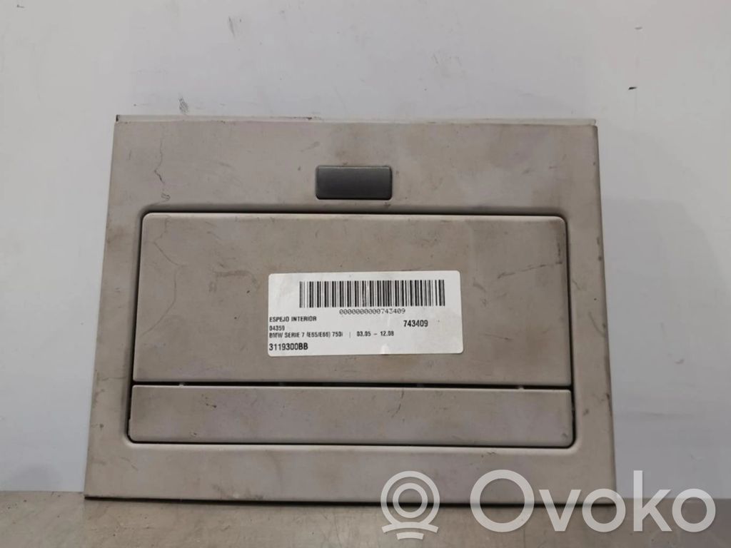 Rear view mirror (interior)   3119300BB