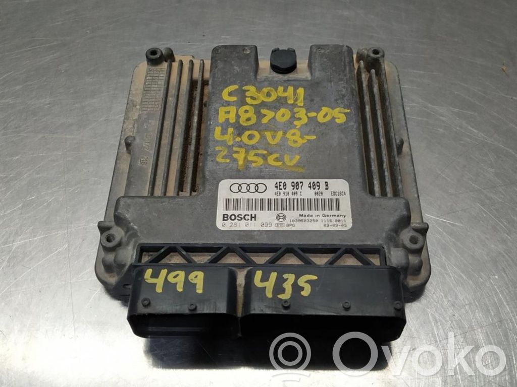 Unidad de control/módulo ECU del motor