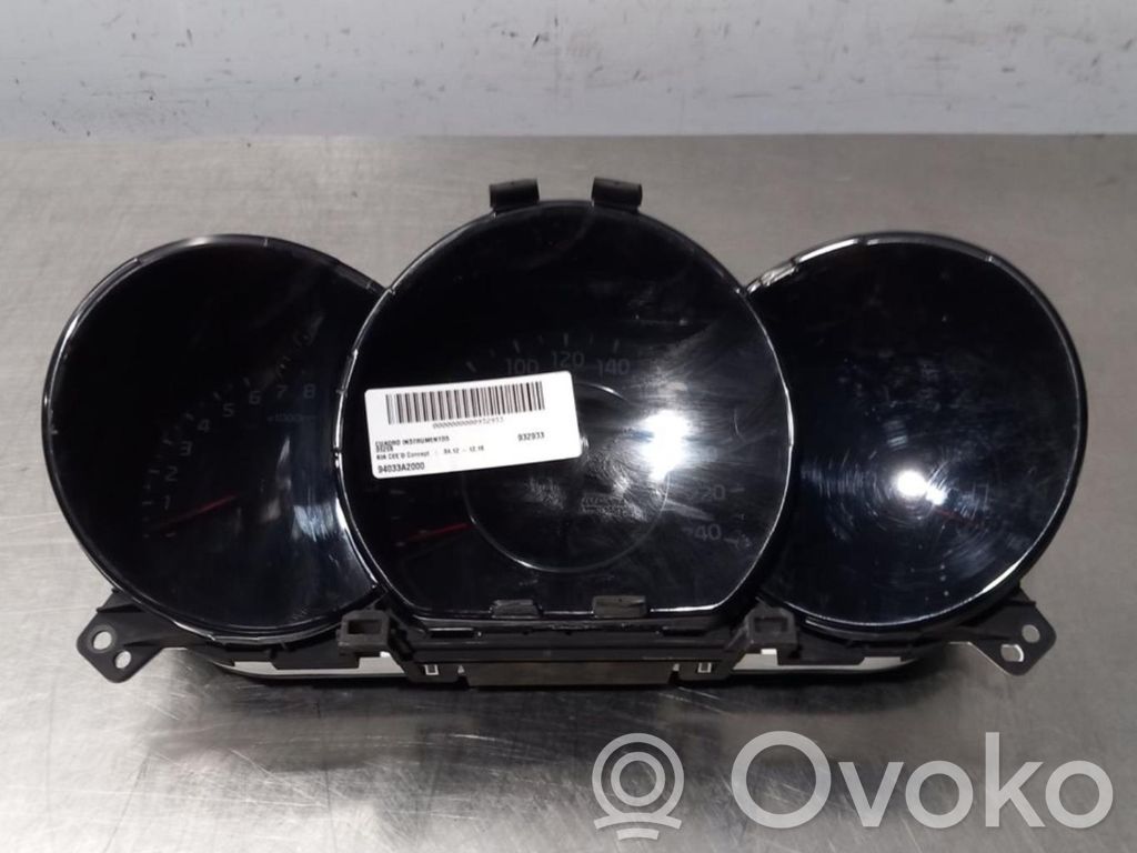 Speedometer (instrument cluster)   94033A2000