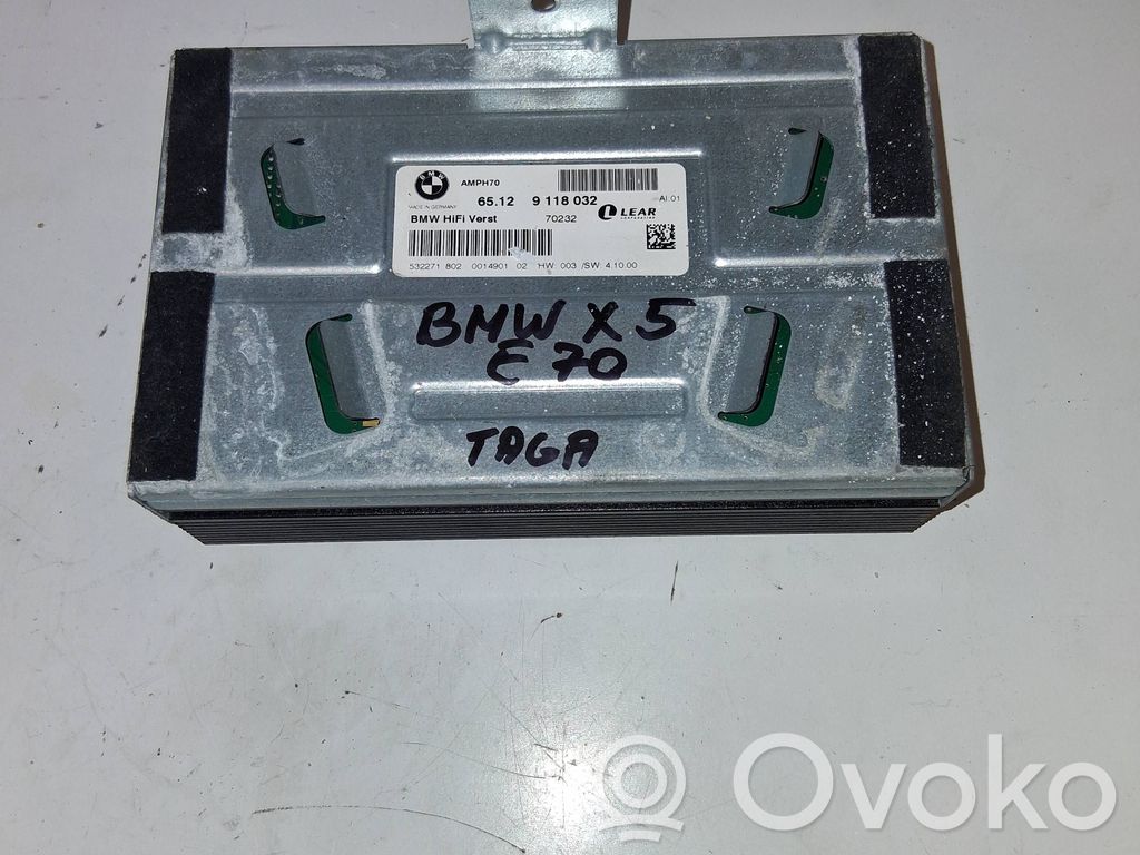 BMW X5 E70 Garso stiprintuvas 