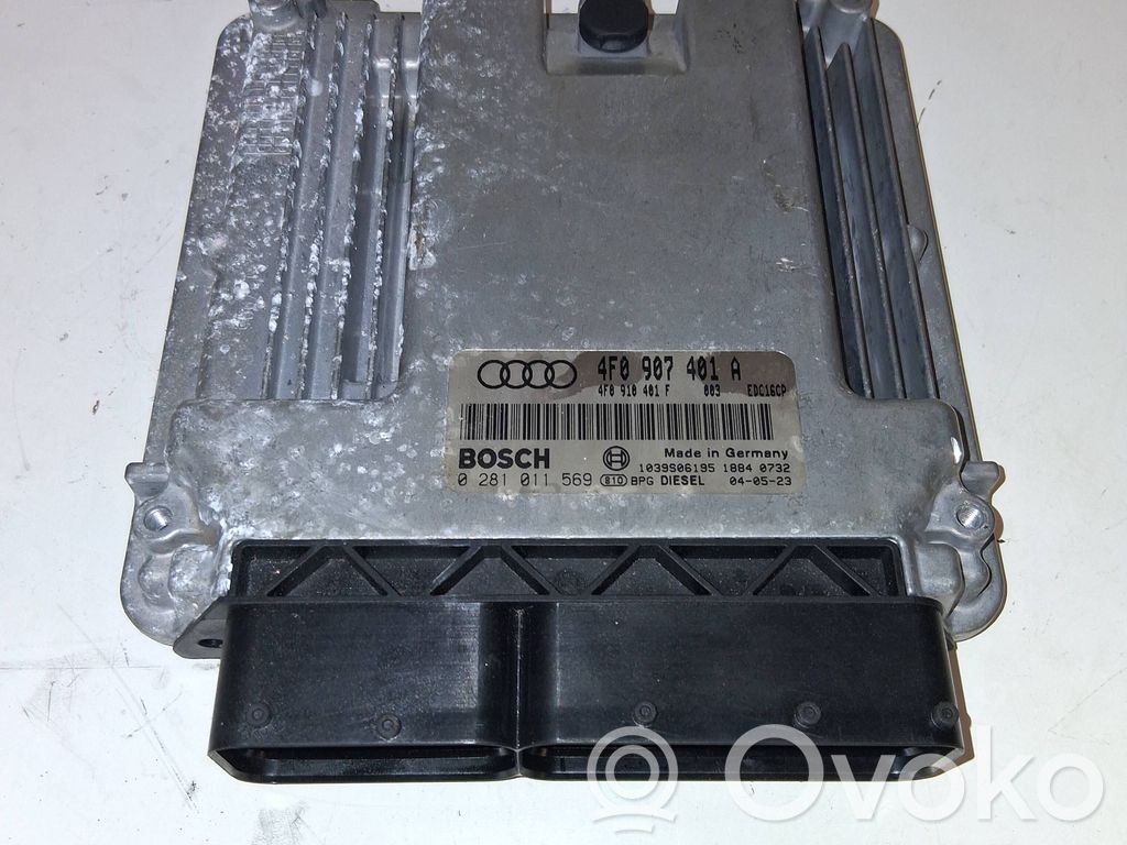 Engine control unit/module   4F0907401A,4F0910401F,0281011569