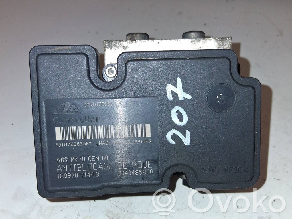 Peugeot 207 Unidad de control/módulo del ABS 