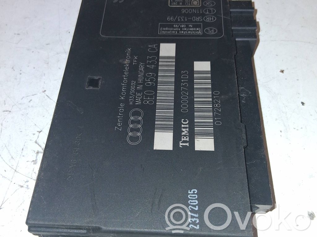 Module confort   8E0959433CA,00002731D3,01728210