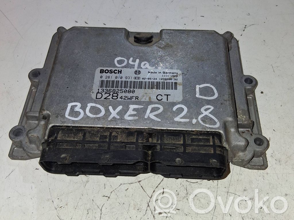 Citroen Jumper Engine control unit/module 