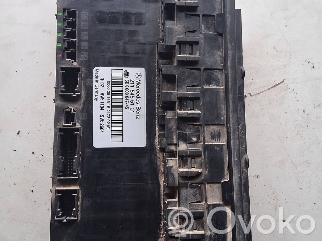 Mercedes-Benz E W211 Fuse module 