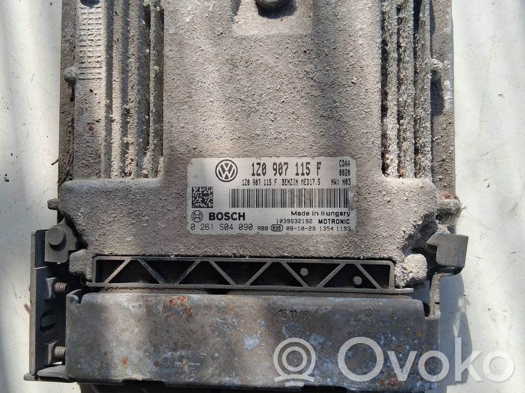 Engine control unit/module   1Z0907115F,0261S04090