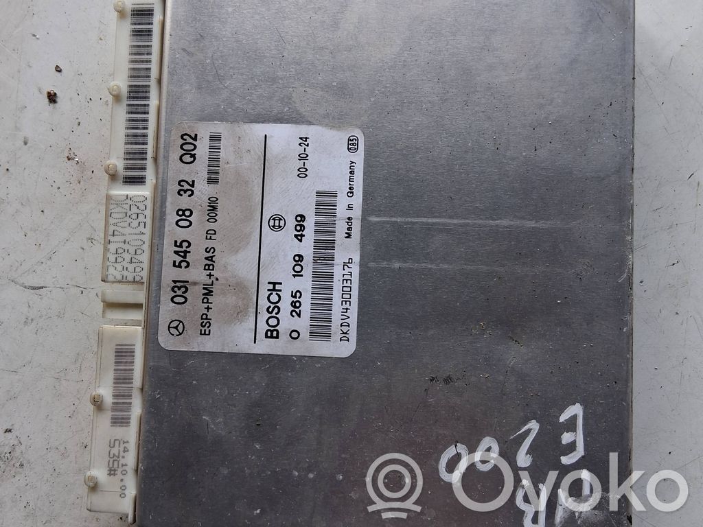 ESP (stability system) control unit   0315450832,DKDV43003176,0265109499