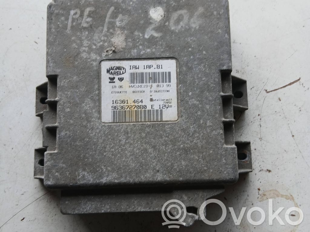 Peugeot 206 Engine control unit/module 