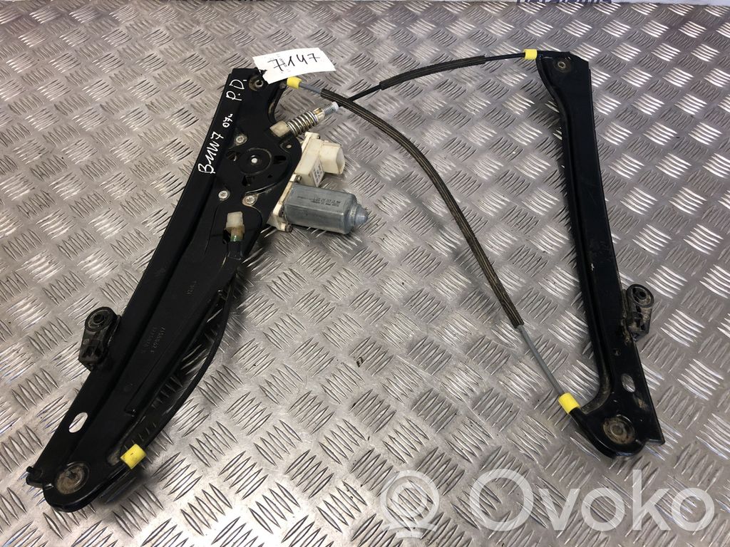BMW 7 E65 E66 Regulador de puerta delantera con motor 