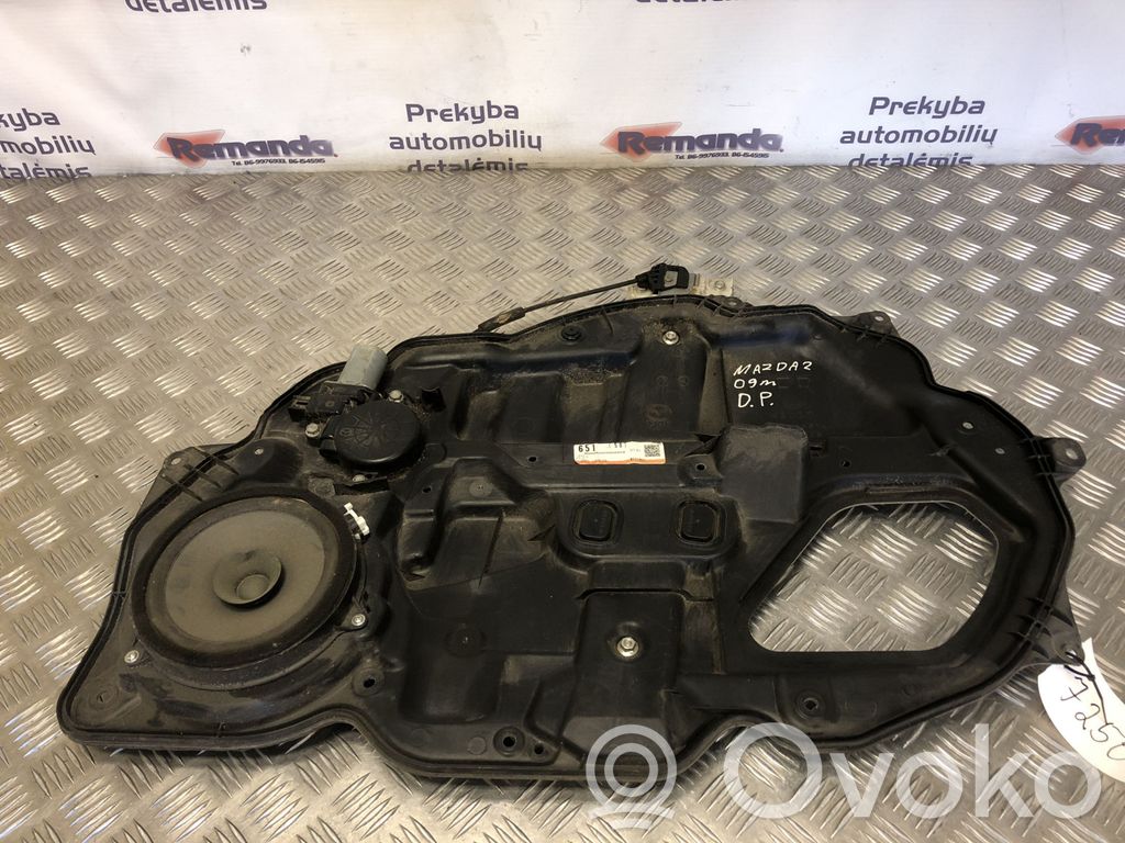 Mazda 2 Front door window regulator with motor 
