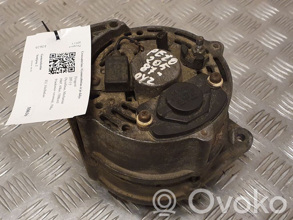 Peugeot 205 Ģenerators 