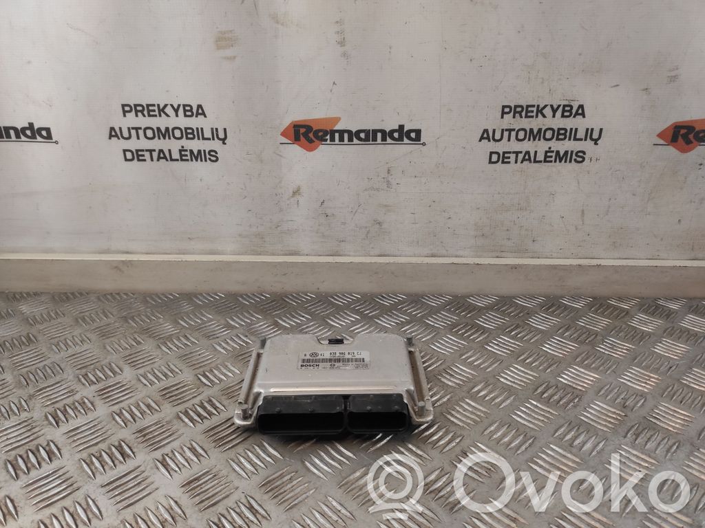 Engine control unit/module ECU   038906019CJ,038906019CJ,0281010302