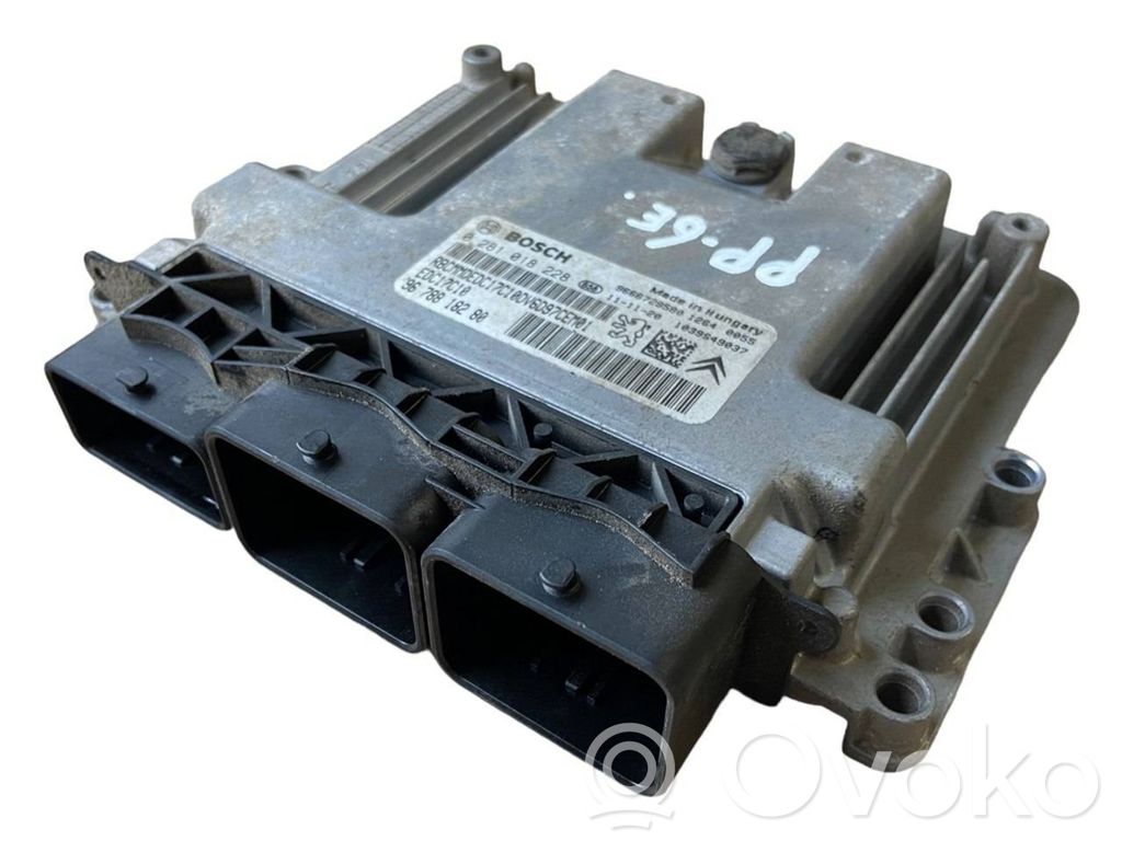 Engine control unit/module   0281018228,9666729580,9678818280