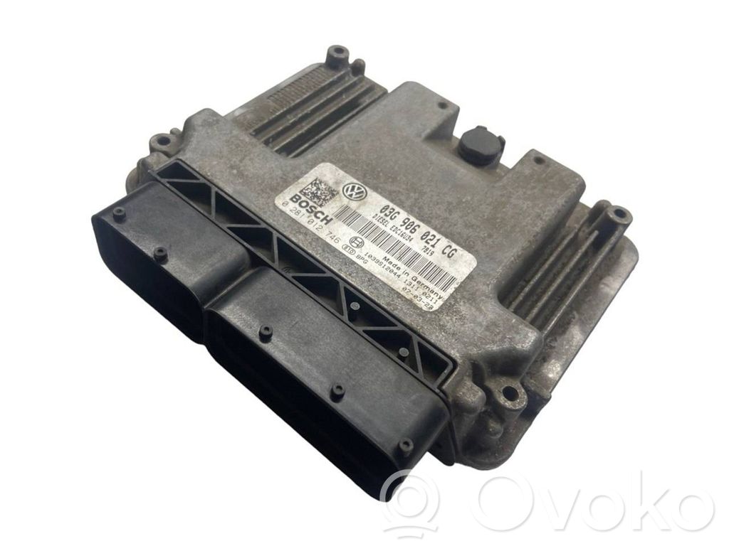 Engine control unit/module   03G906021CG,1039S12044,0281012746