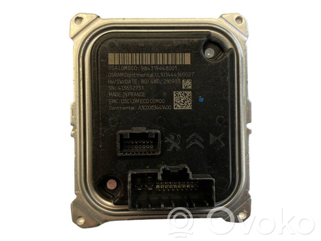 Citroen DS4 Módulo de control de balasto LED 