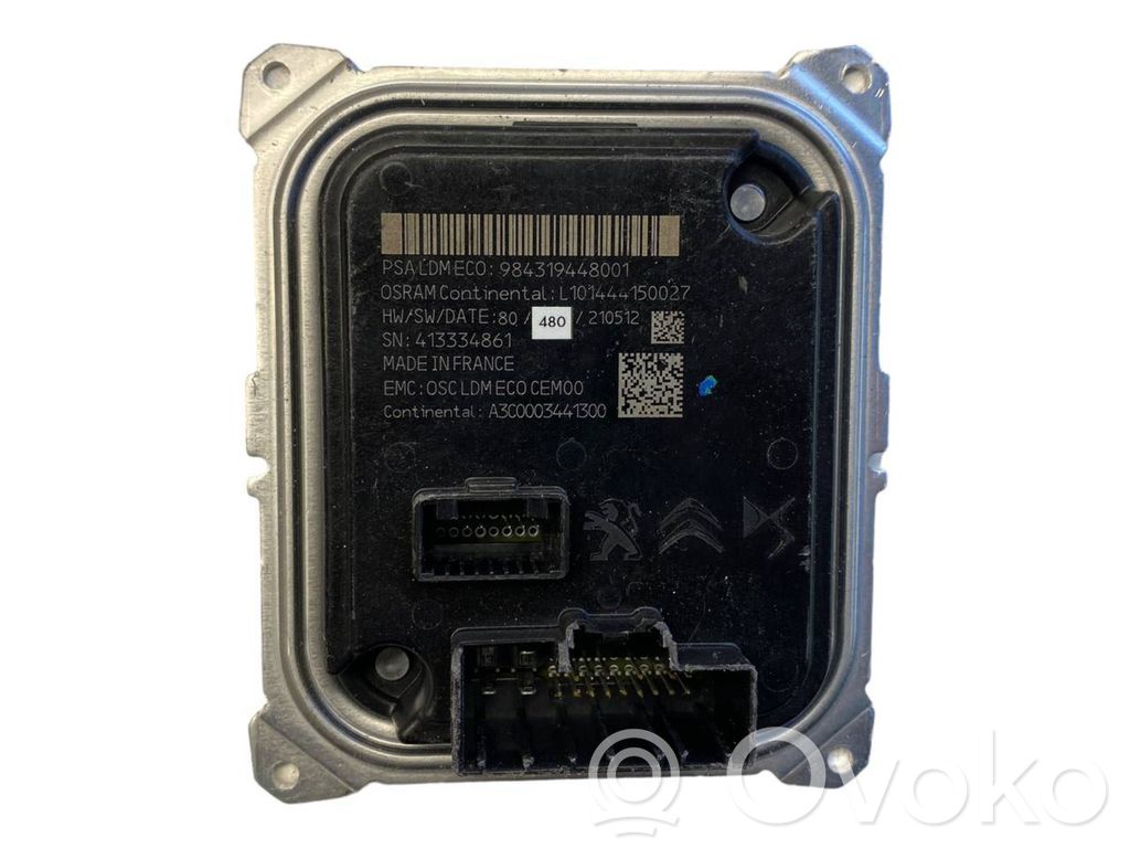 Citroen DS4 Module de contrôle de ballast LED 