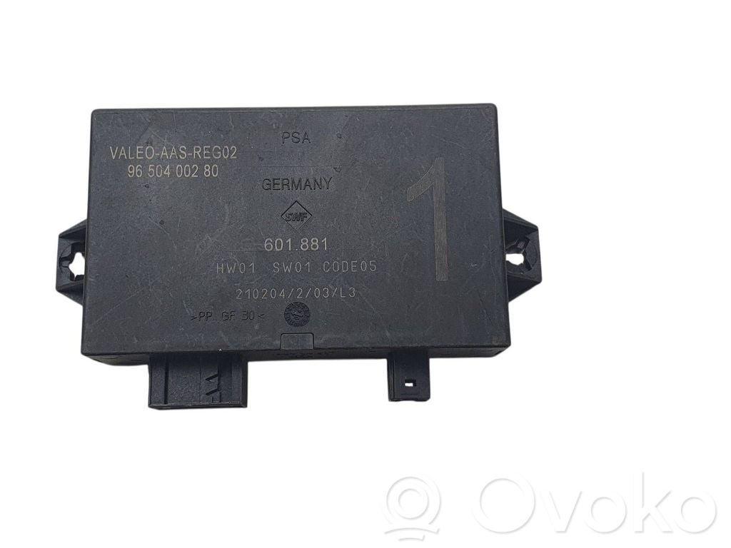 Parking PDC control unit/module   9650400280,601881,SW01C0DE05,21020420313