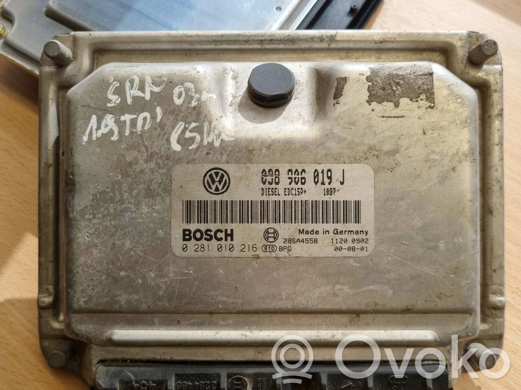 Engine control unit/module   038906019J,28SA4558,0281010216
