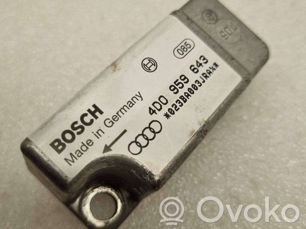 Audi A8 S8 D2 4D Airbag deployment crash/impact sensor 
