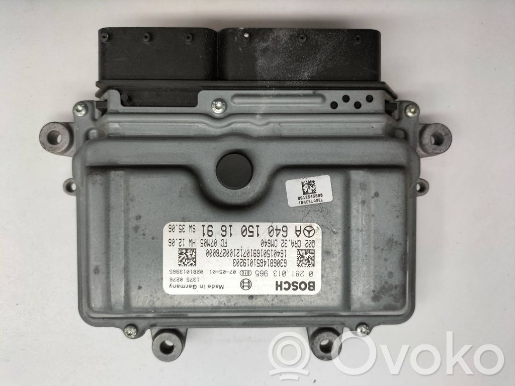 Mercedes-Benz A W169 Engine control unit/module 