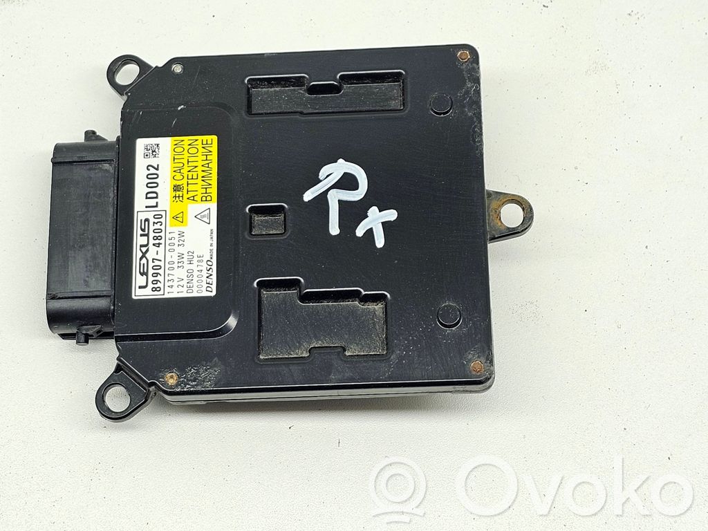 Lexus RX 450H Headlight ballast module Xenon 