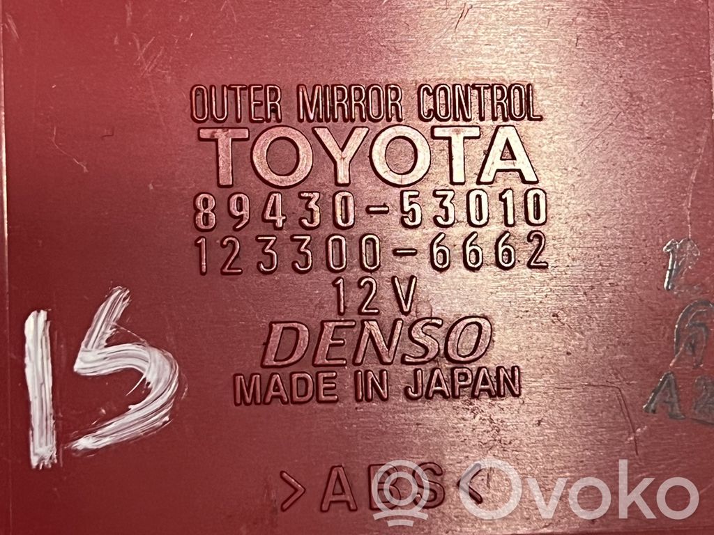 Lexus IS 220D-250-350 Wing mirror control module 