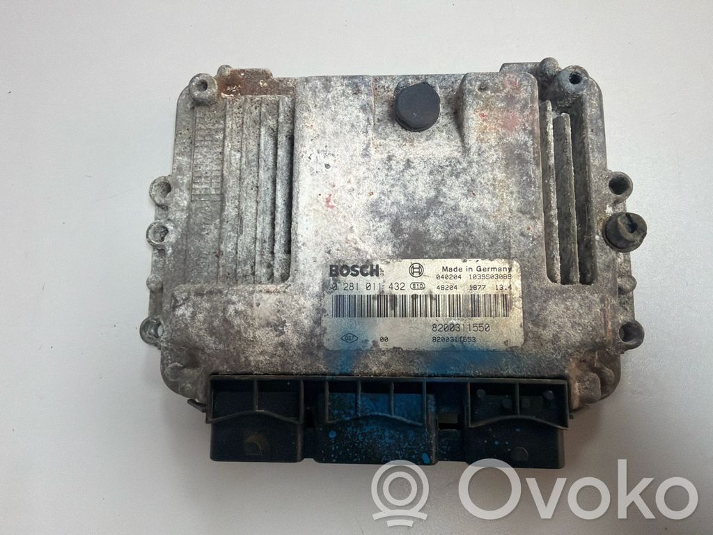 Engine control unit/module   8200311550,0281011432