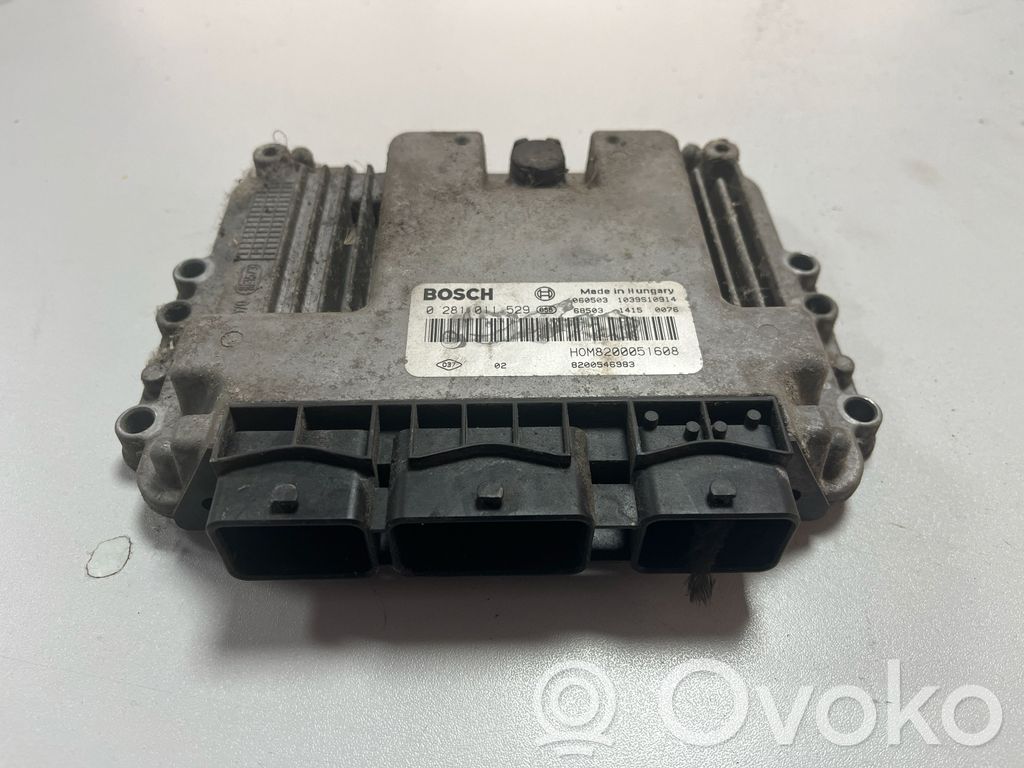 Engine control unit/module   0281011529,8200546983