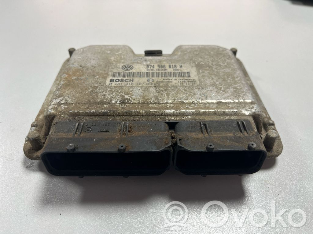 Engine control unit/module   074906018H,0281010407,28SA4758
