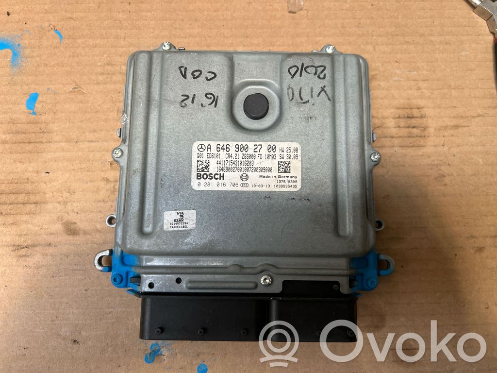 Mercedes-Benz Vito Viano W639 Sterownik / Moduł ECU 