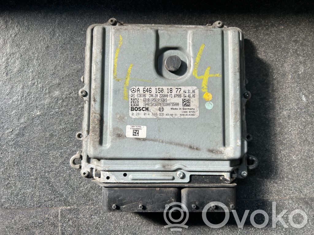 Engine control unit/module   A6461501877,0281014346