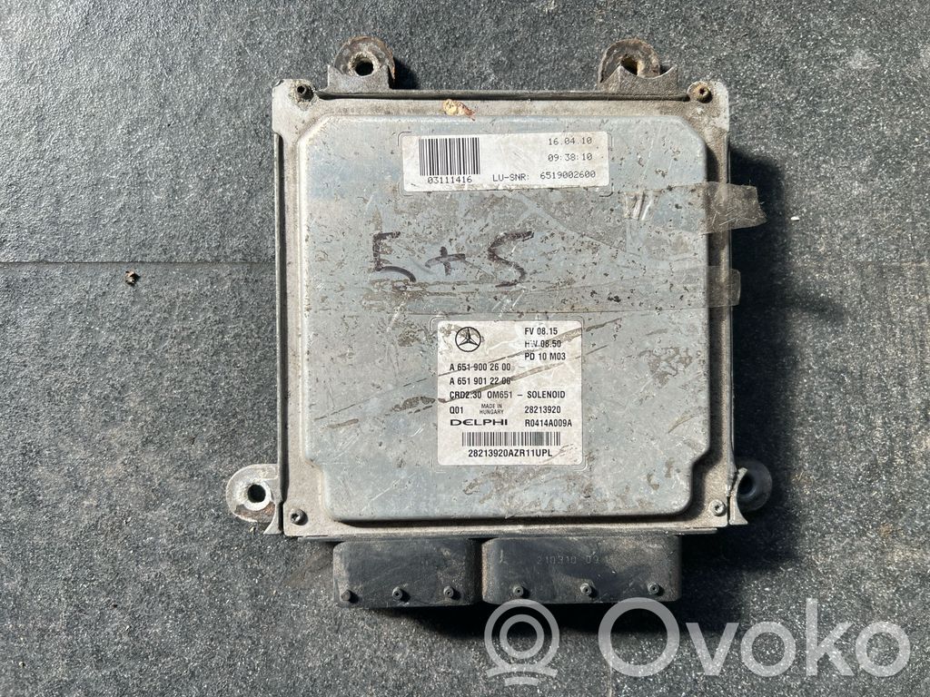 Mercedes-Benz Sprinter W906 Engine control unit/module 