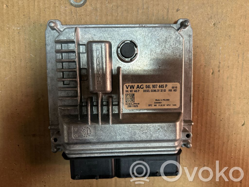 Engine control unit/module   04L907445P,28611625