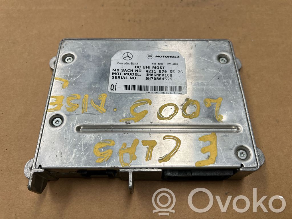 Unidad de control/módulo de bluetooth   A2118705526,UH06MM01CB,DM70804579