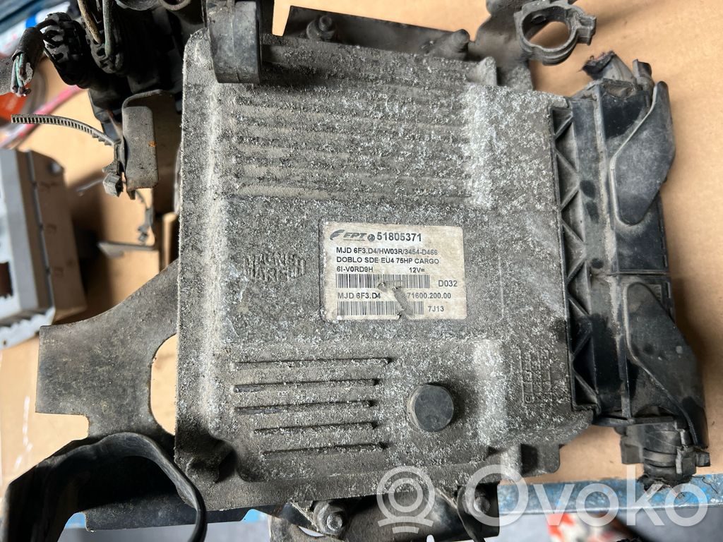 Engine control unit/module   51805371,6LV0RD9H,7160020000,MJD6F3D4