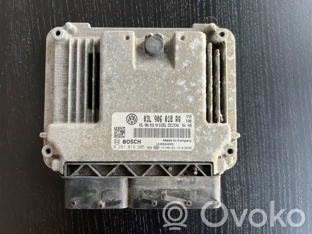 Engine control unit/module   03L906018MH,0281019905,03L906018RQ