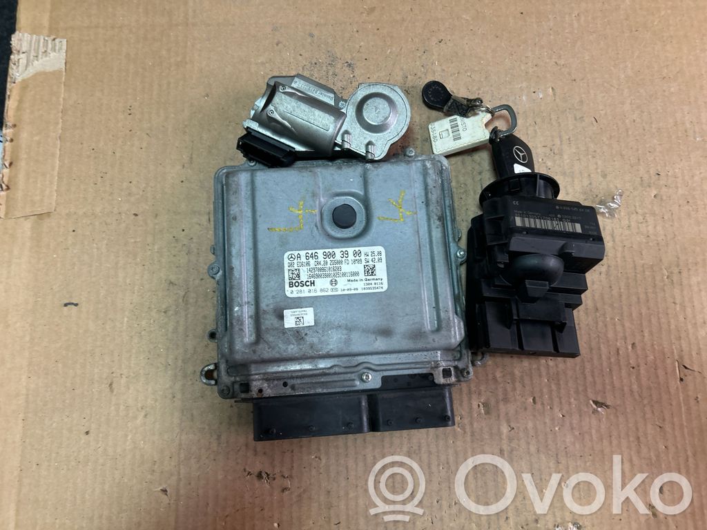 Mercedes-Benz Sprinter W906 Komputer / Sterownik ECU i komplet kluczy 