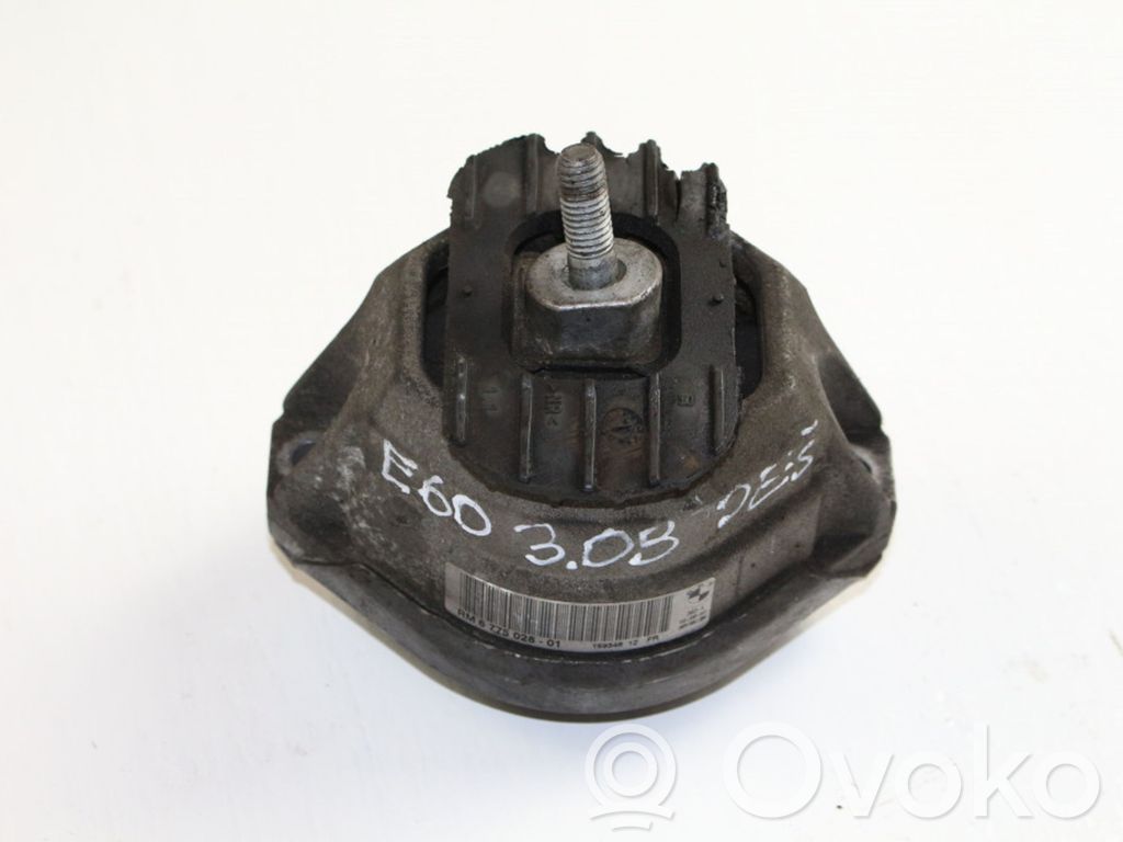 BMW 5 E60 E61 Support de moteur, coussinet 