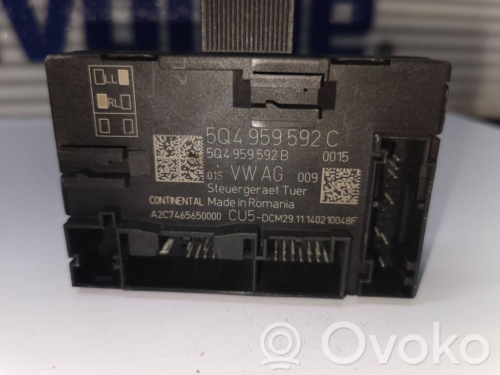 Volkswagen PASSAT B8 Door control unit/module 