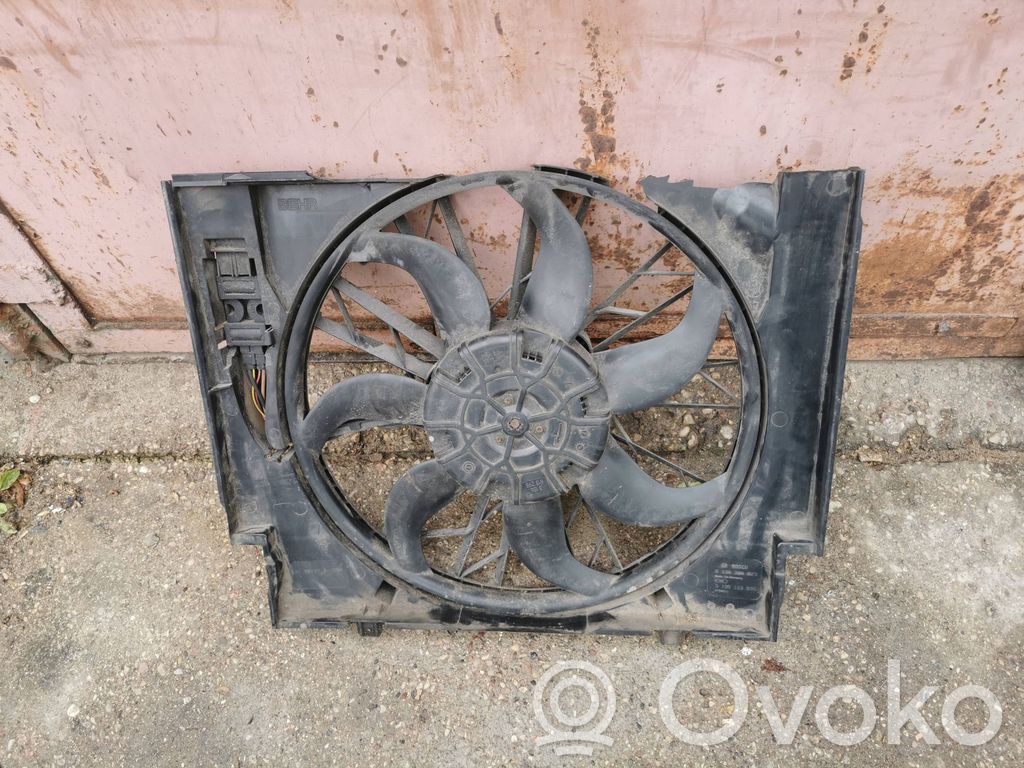 BMW 5 E60 E61 Radiator cooling fan shroud 