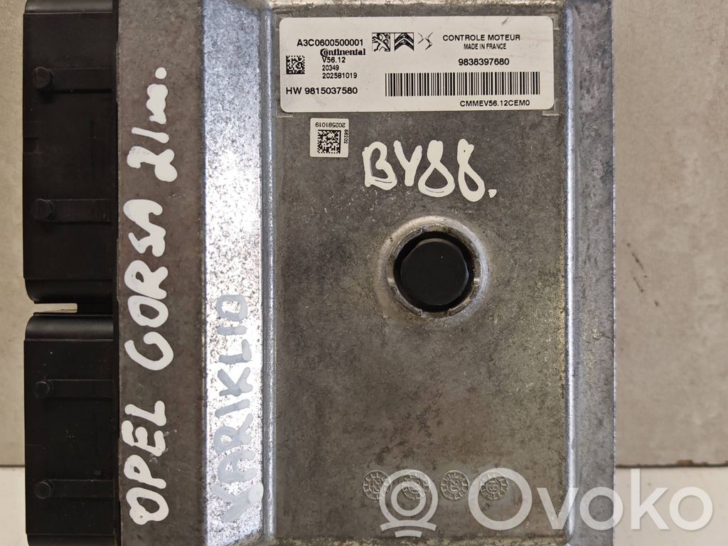 Engine control unit/module   9838397680,100009009000