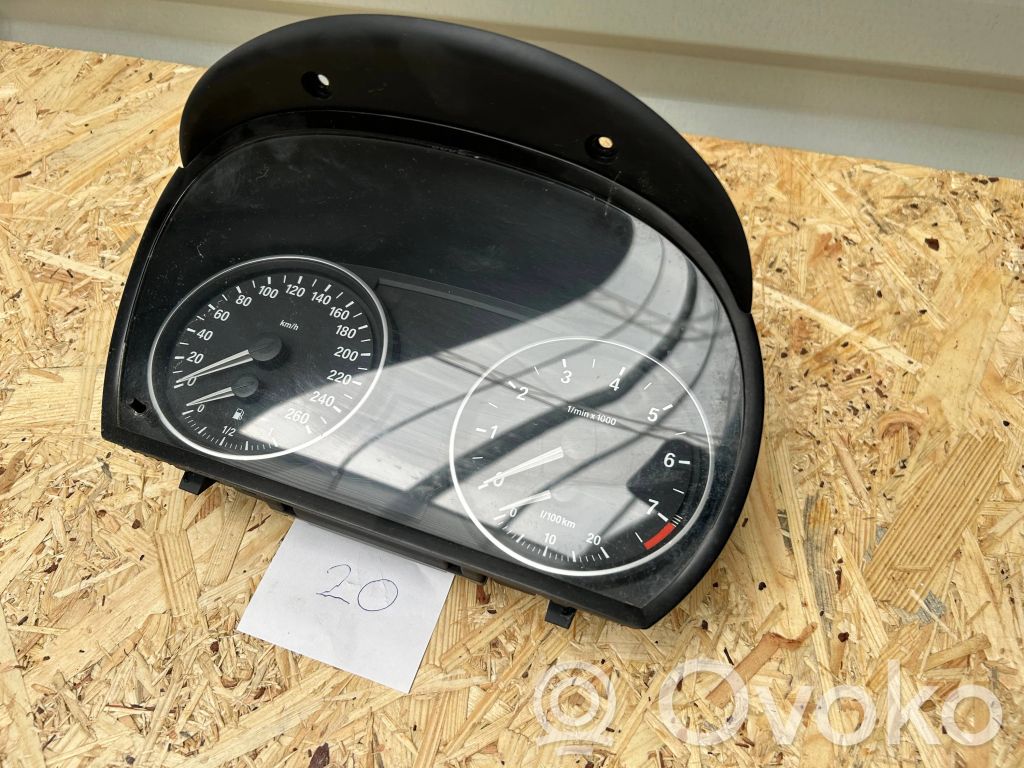 BMW 3 E90 E91 Speedometer (instrument cluster) 