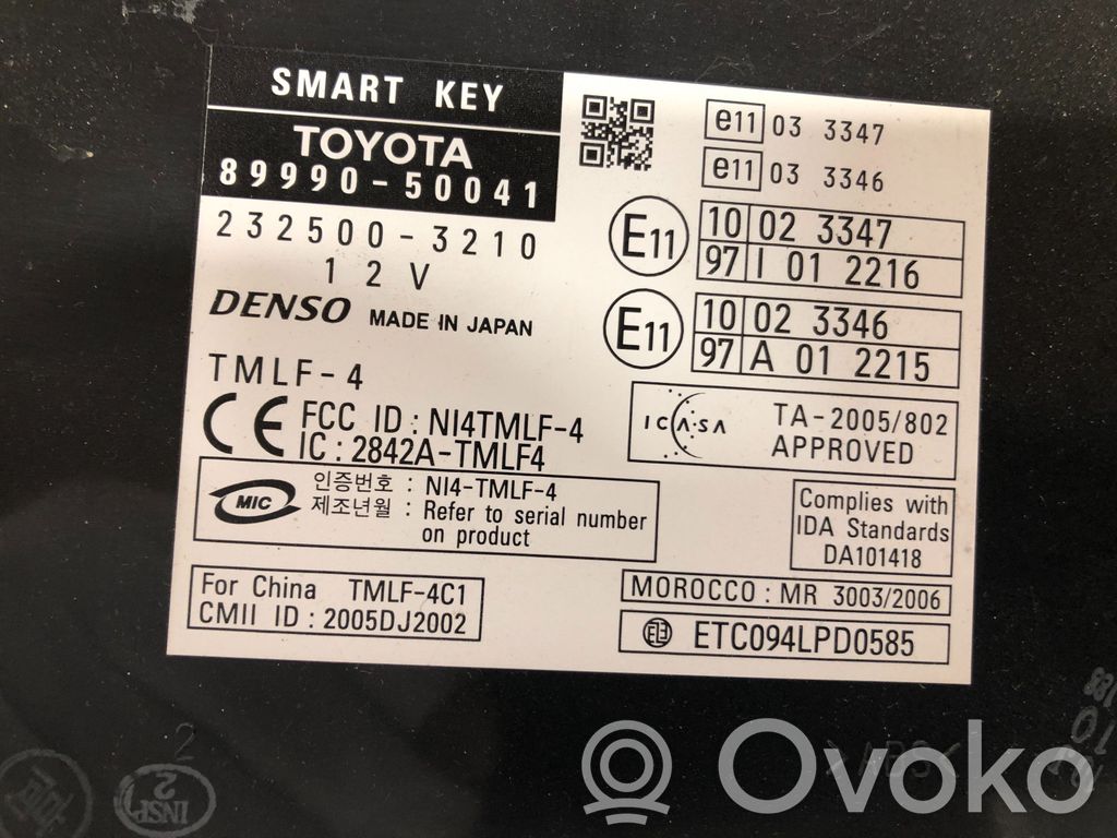 Lexus LS 460 - 600H Other control units/modules 
