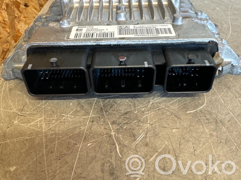 Engine control unit/module   9663606780,5WS40264HT,9655534080