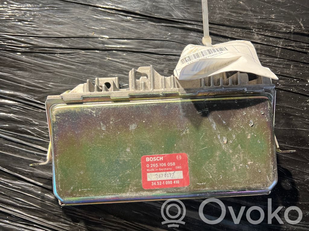 Engine control unit/module   0265106058,34521090419,2670177