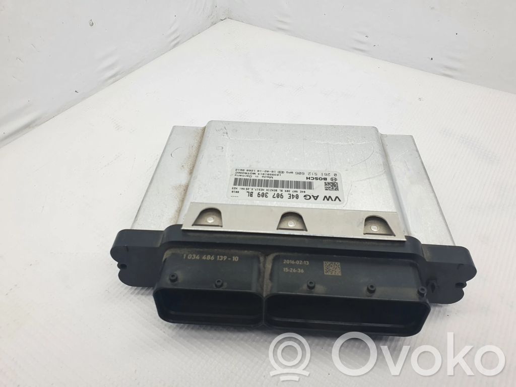Unidad de control/módulo del motor   04E907309BL,0261S12606