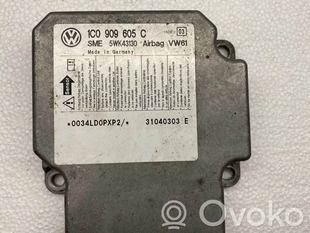 ABS control unit/module   1C0909605C,5WK43130